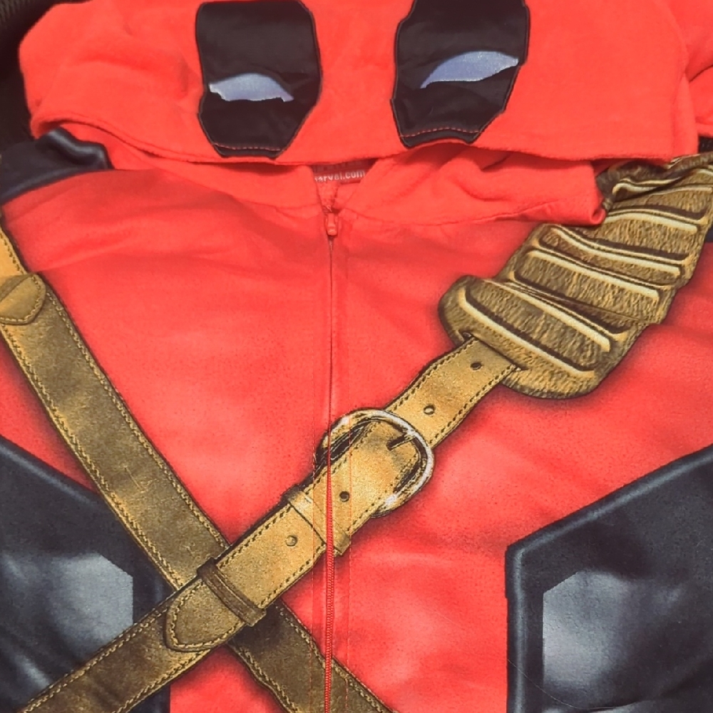 Marvel Red and Black Superhero Costume